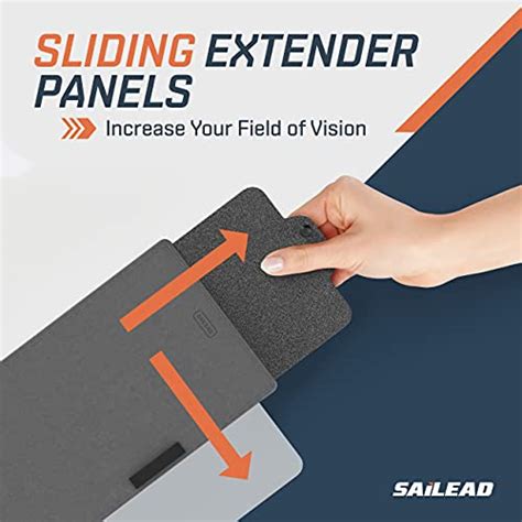 Sailead Polarized Sun Visor Sunshade Extender For Car With