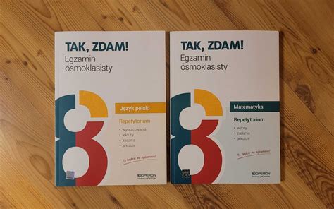 Tak zdam Egzamin ósmoklasisty Repetytorium Polski i matematyka