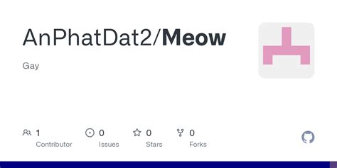 GitHub AnPhatDat Meow Gay