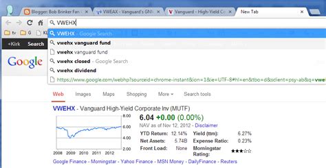 Bob Brinker Fan Club Blog: VWEHX Vanguard High Yield Fund - Bob Brinker ...