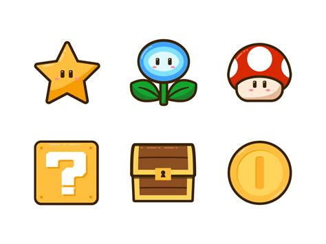 Super Mario Icons by Claudia on Dribbble