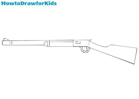 Hunting Rifle Drawing