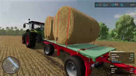 Timelapse Zbieranie Bel I Uk Adanie Stogu Farming