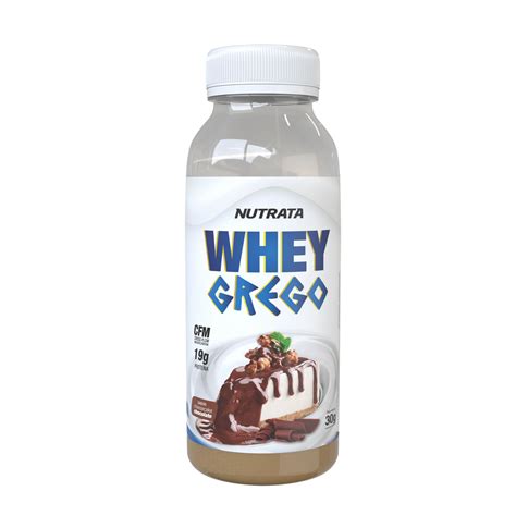 Whey Grego Monodose Sabor Cheesecake De Chocolate 30g Nutrata Nattu