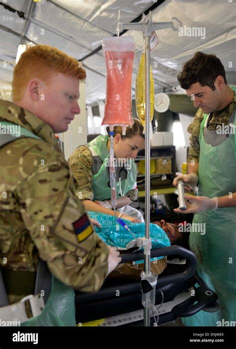 A Full Mobile Tented Hospital That Has Operating Theatres X Ray Mri