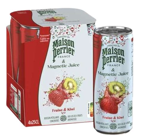 Pack De Magnetic Juice Fraise Kiwi Maison Perrier X Cl