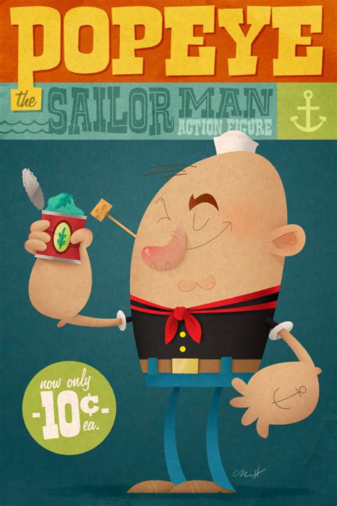 Popeye the Sailor by Matt Kaufenberg on Dribbble