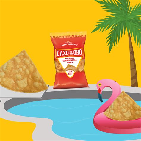 Cazo De Oro Original Kettle Style Corn Tortilla Chips 11 Oz Bag