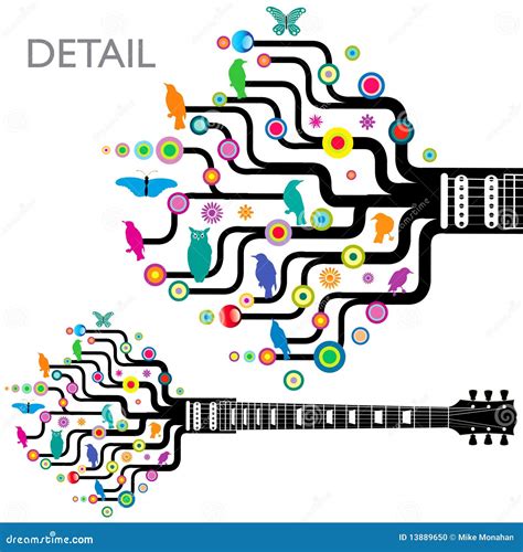 Guitarra Abstracta Ilustraci N Del Vector Ilustraci N De Instrumento