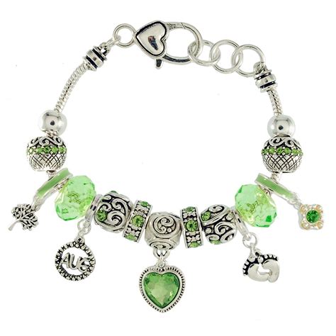 Landaujewelery Landau Ambrosia Birthstone Charm Bracelet August