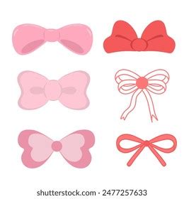 Bow Clipart Collection Set Vector Stock Vector (Royalty Free) 2477257633 | Shutterstock