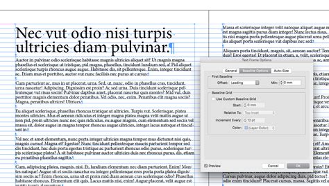 Typography Leading And Aligning To A Baseline Grid In Indesign