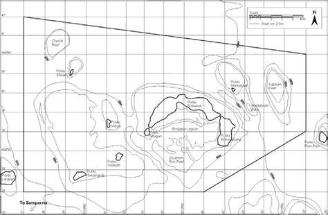 Map of Tun Sakaran Marine Park | Download Scientific Diagram