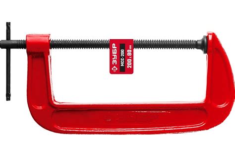 Струбцина Зубр МСС-200 тип G 200 мм, 32244-200 - выгодная цена, отзывы ...