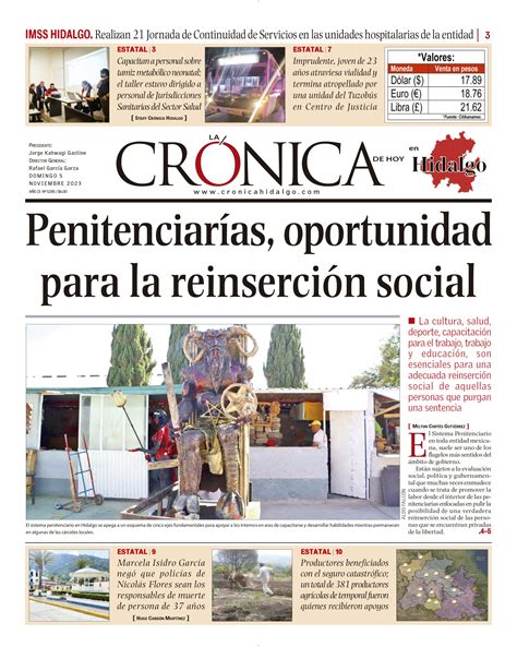 La Crónica De Hoy En Hidalgo ~ 5 11 2023