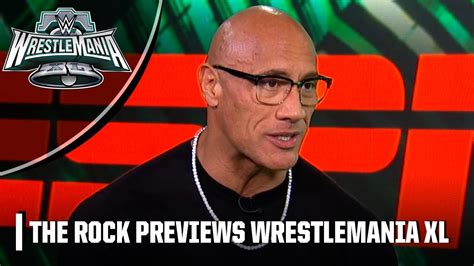 The Rock Wrestlemania Xl Interview A New Era In Wrestling And Becoming