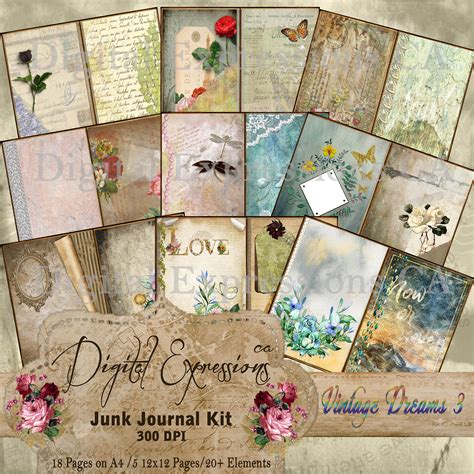 Free Junk Journal Printables