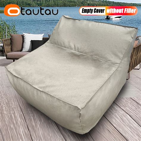 Otautau New Upgraded Bean Bag Lounge Cover Without Filler Has Inne