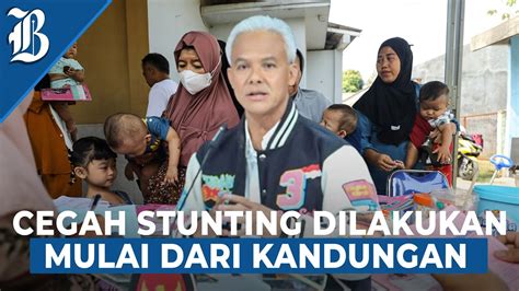 Cek Fakta Ganjar Sebut Cegah Stunting Sejak Dalam Kandungan Ini