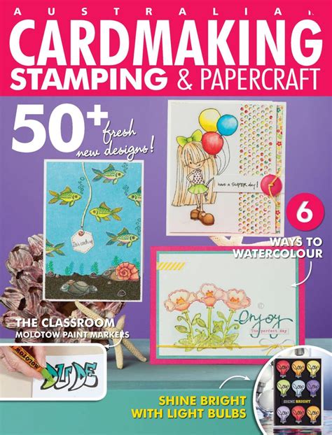 Australian Cardmaking Stamping Papercraft Volume Issue Digital