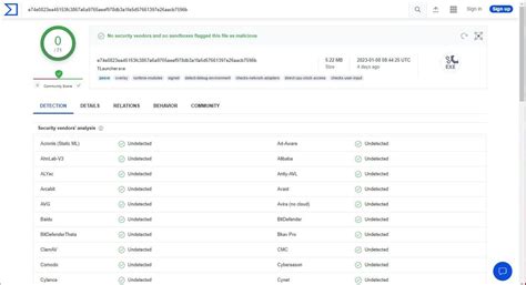why VirusTotal dosn't detect any malware on TLauncher? : u/Puzzleheaded_Eye6329