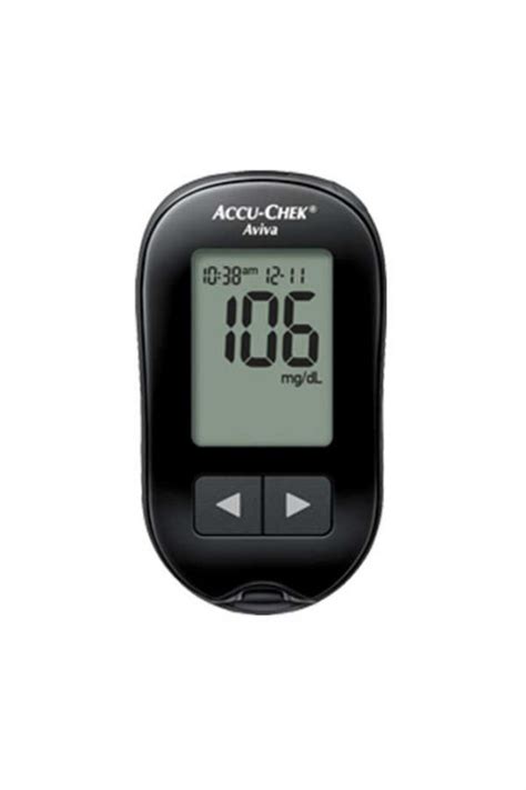 Accu Chek Aviva Plus Glucose Meter Black Diabetic Plaza