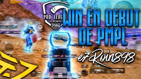 Debut PMPL LATAM WIN PUBG MOBILE IPHONE 13 YouTube