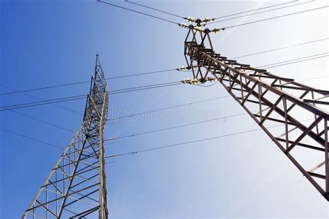 High Voltage Pylon Stock Photo Image Of Wire Tall Electricity 11628008