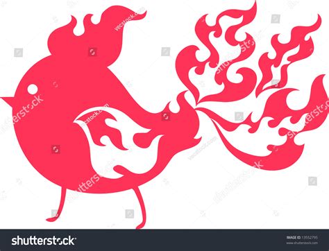 Graphic Bird Design Stock Vector Illustration 13552795 : Shutterstock