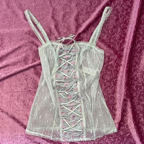 Japanese Brand Hime Himekaji Blue Lingerie Cami Depop
