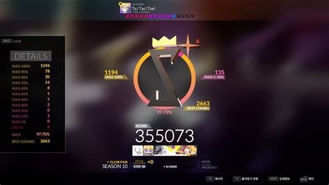 Djmax Respect V Tic Tac Toe 6b Sc Youtube