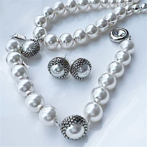 Timeless Pearls Limited Edition Swarovski Pearl Classy Jewelry Set