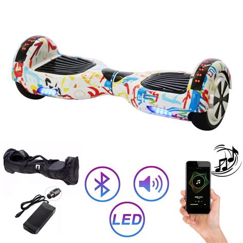 Hoverboard Clássico colorido grafite 6,5 Polegadas - Smart Balance ...