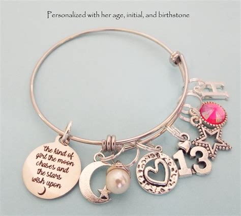 13 Year Old Girl Birthday Gift, Daughter 13th Birthday, Birthstone ...