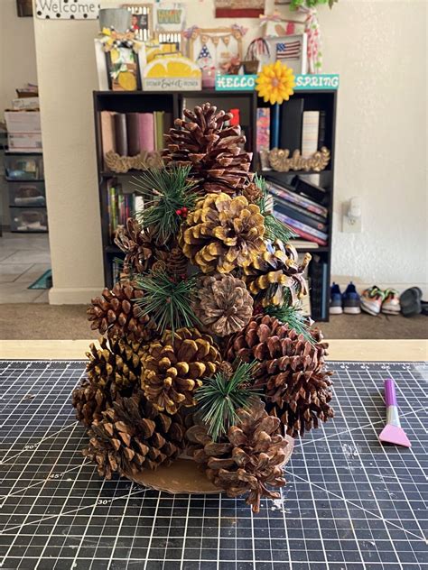 Pine Cone Christmas Tree Manda Panda Projects