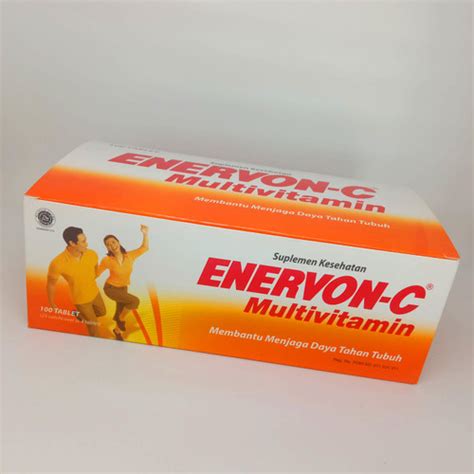 Jual Enervon C Multivitamin Box Isi 100 Tablet 25 Strip Kota Depok