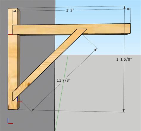 2x4 Shelf Brackets - Simple Joinery/Math question | LumberJocks ...