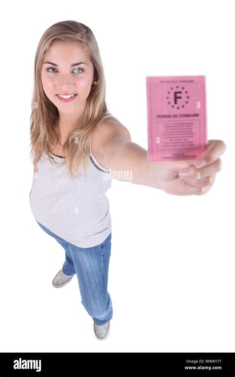 Woman Driving Licence France Hi Res Stock Photography And Images Alamy