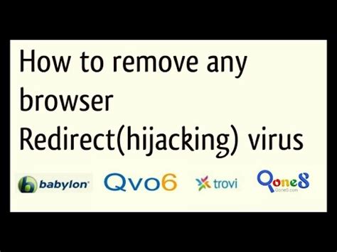 How To Remove Any Browser Redirect Hijacking Virus Remove Browser