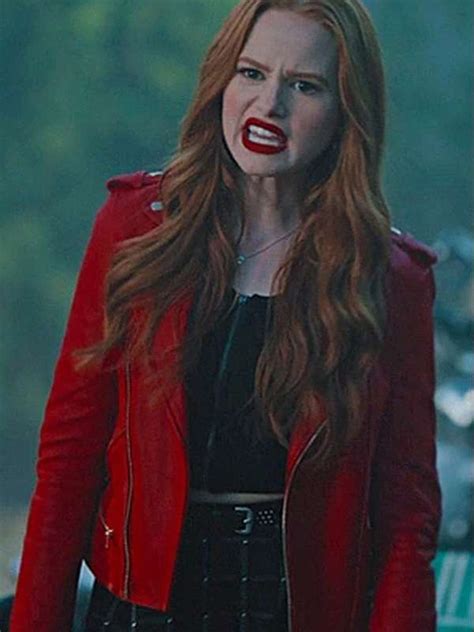 Cheryl Blossom Riverdale S06 Red Leather Jacket New American Jackets