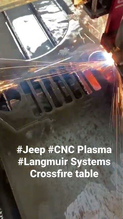 Cnc Plasma Cutting Jeep Grill On Langmuir Systems Crossfire Table Youtube