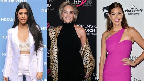 Kourtney Kardashian Sharon Stone Teri Hatcher Ces Stars Qui