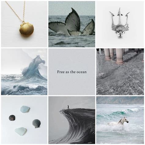 Not Your Senpai Aesthetic Collage Poseidon Aesthetic