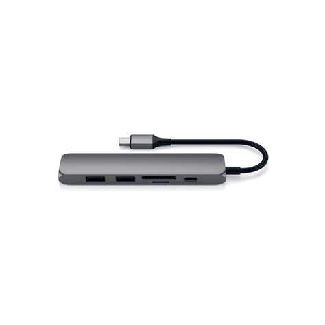 Hub USB C 6 En 1 Gris Espacial De Satechi K Tuin