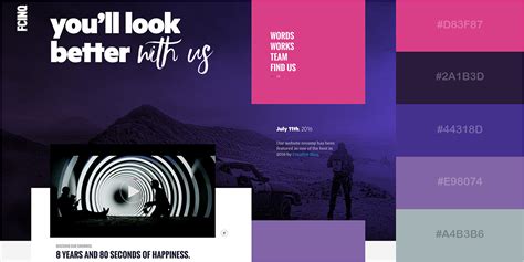 50 Gorgeous Color Schemes From Stunning Websites