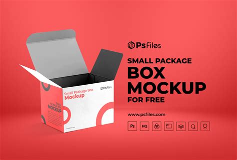 Free Product Packaging Box Mockup PSD PsFiles