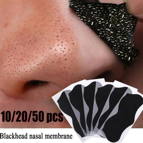 10 50pcs Nose Blackhead Remover Mask Deep Cleansing Skin Care Shrink Pore Acne Treatment Mask