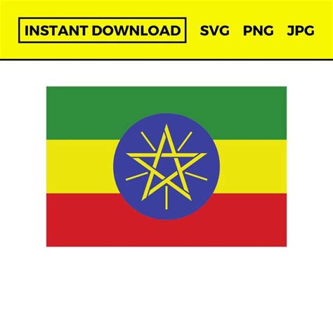 Ethiopia Flag Svg Ethiopia Flag Png Ethiopia Flag Ethiopian Flag Svg