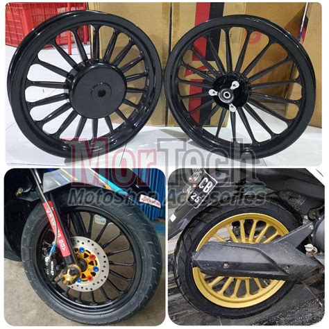 Jual Rossi Galaxy Model Daytona Palang Velg Pelek Racing Tapak