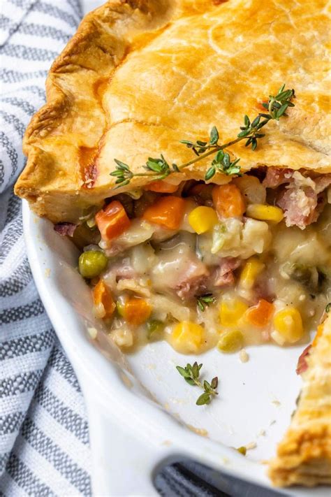 Ham Pot Pie Easy Dairy Free Option Simply Whisked Recipe